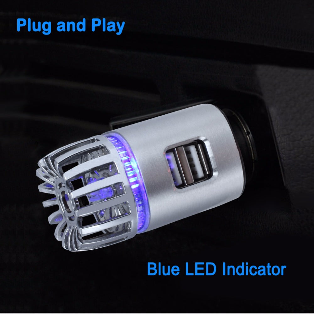 2-in-1 Car Charger & Air Purifier