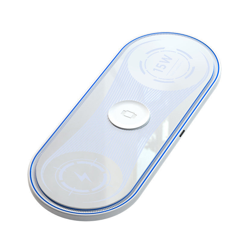 3-in-1 Wireless Charger 15W with Ambient Light