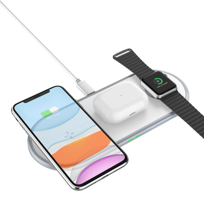 3-in-1 Dual Coil Wireless Charging Mat Front View