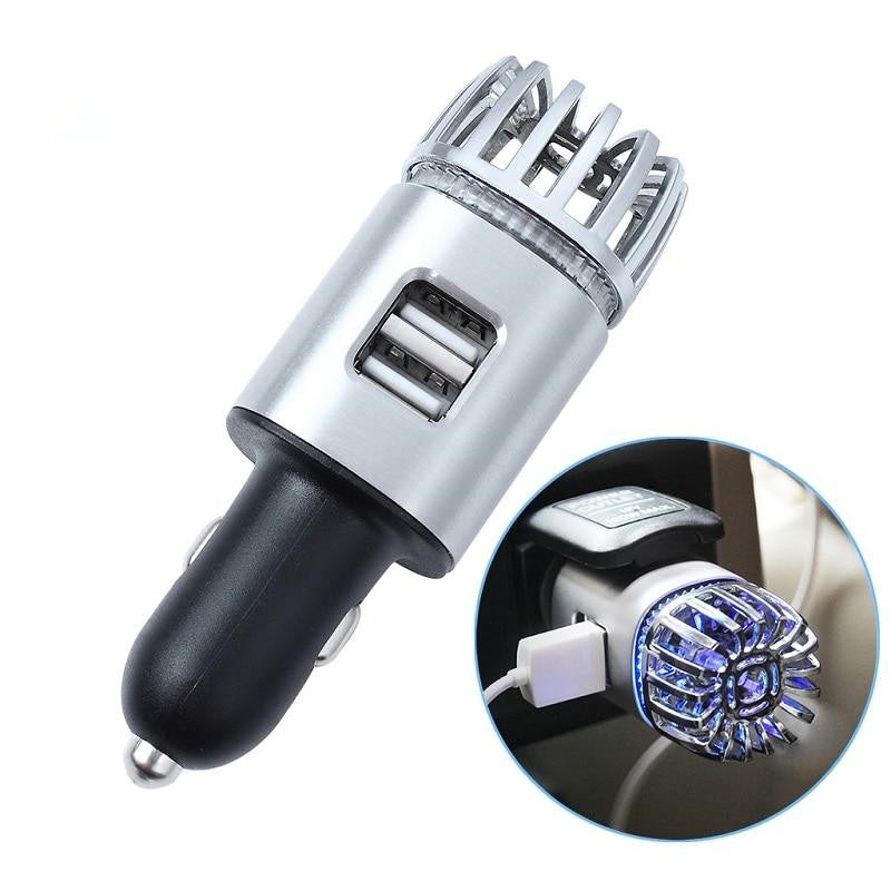 2-in-1 Car Charger &amp; Air Purifier