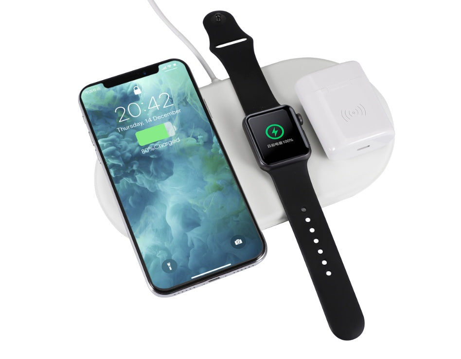 3-in-1 Wireless Charging Station Front View