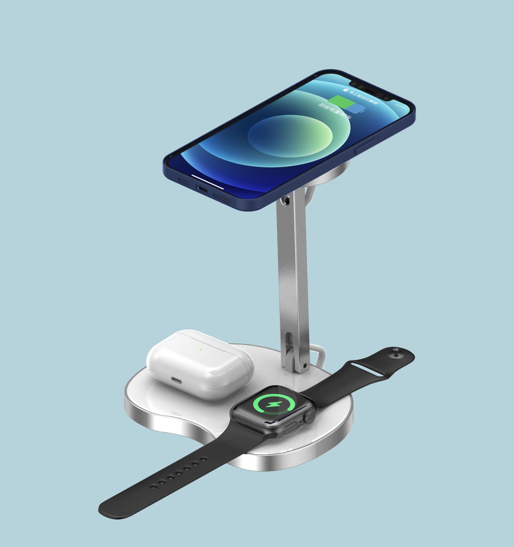 Vancely PH19 Wireless Charger Three In One front view