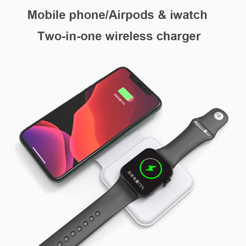 2-in-1 Magnetic Wireless Charging Dock 15W Qi Fast Charge 