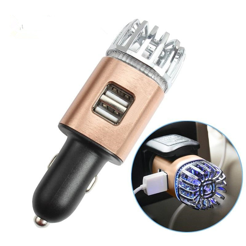 2-in-1 Car Charger &amp; Air Purifier