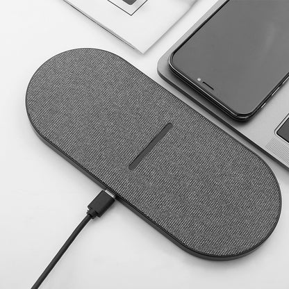 Multifunctional 2-in-1 15W Wireless Fast Charging Charger front view