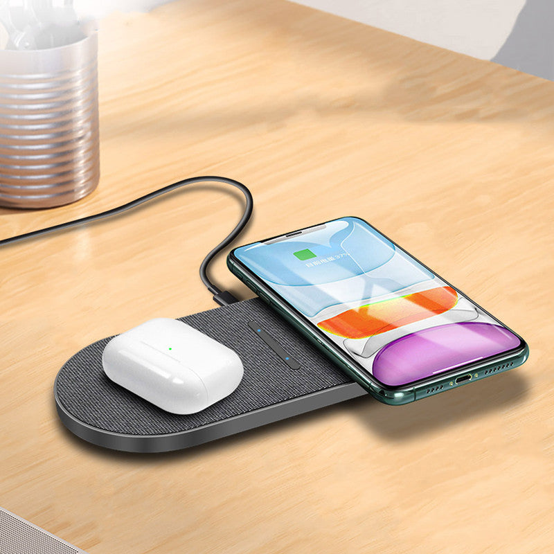 Wireless Charger 2 in 1 Pair 10W Quick Charge charging smartphone