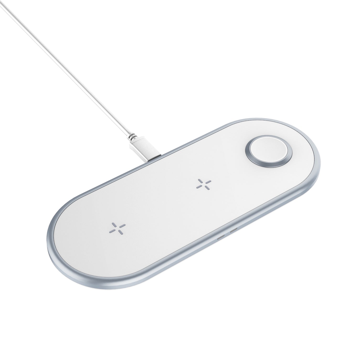 3-in-1 Dual Coil Wireless Charging Mat Front View