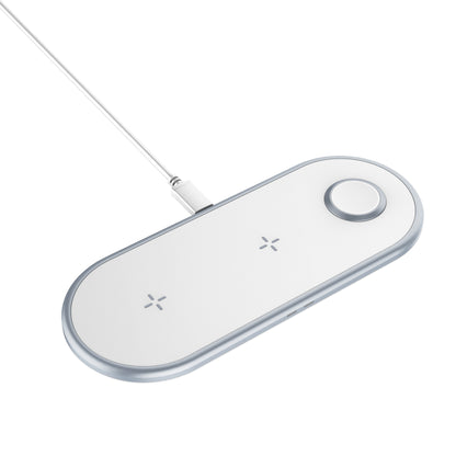 3-in-1 Dual Coil Wireless Charging Mat Front View