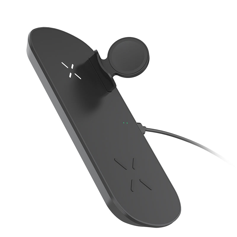 Samsung &amp; AirPods 3-in-1 Wireless Charging Pad Front View