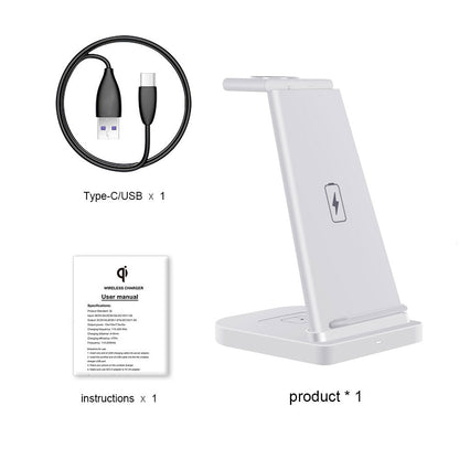 3-in-1 Splicing Wireless Charger Compatible with Apple front view