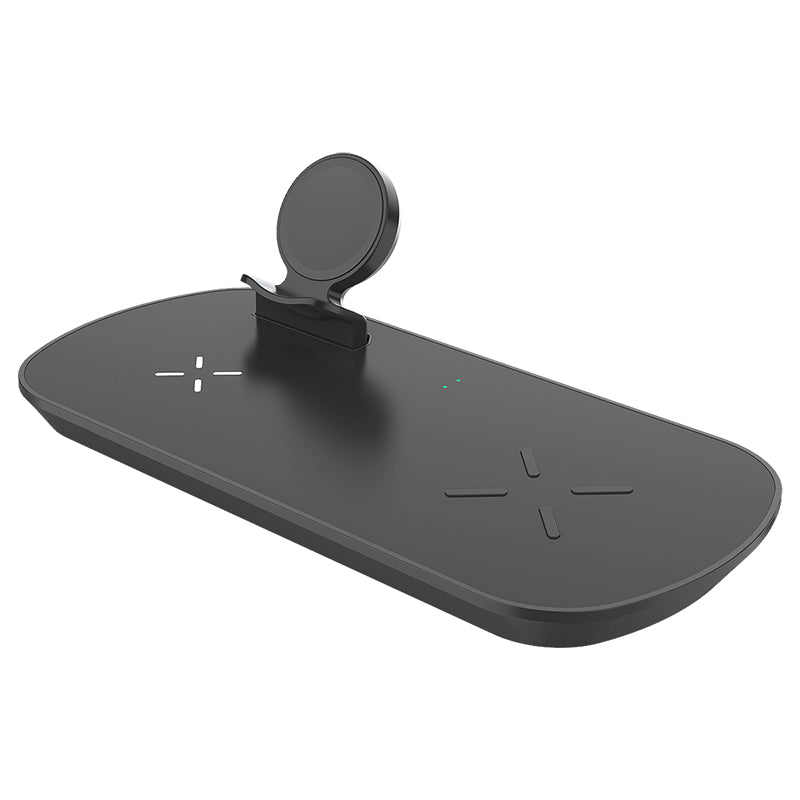 Samsung &amp; AirPods 3-in-1 Wireless Charging Pad Front View