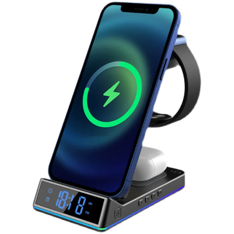 Headset Clock 5-in-1 Wireless Charger front view