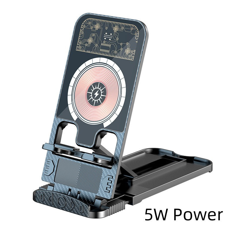 2-in-1 Ultra-Thin Foldable Wireless Charger Bracket