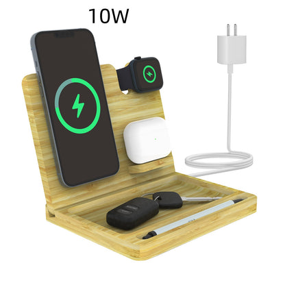 Bamboo 3-in-1 Magnetic Wireless Charger