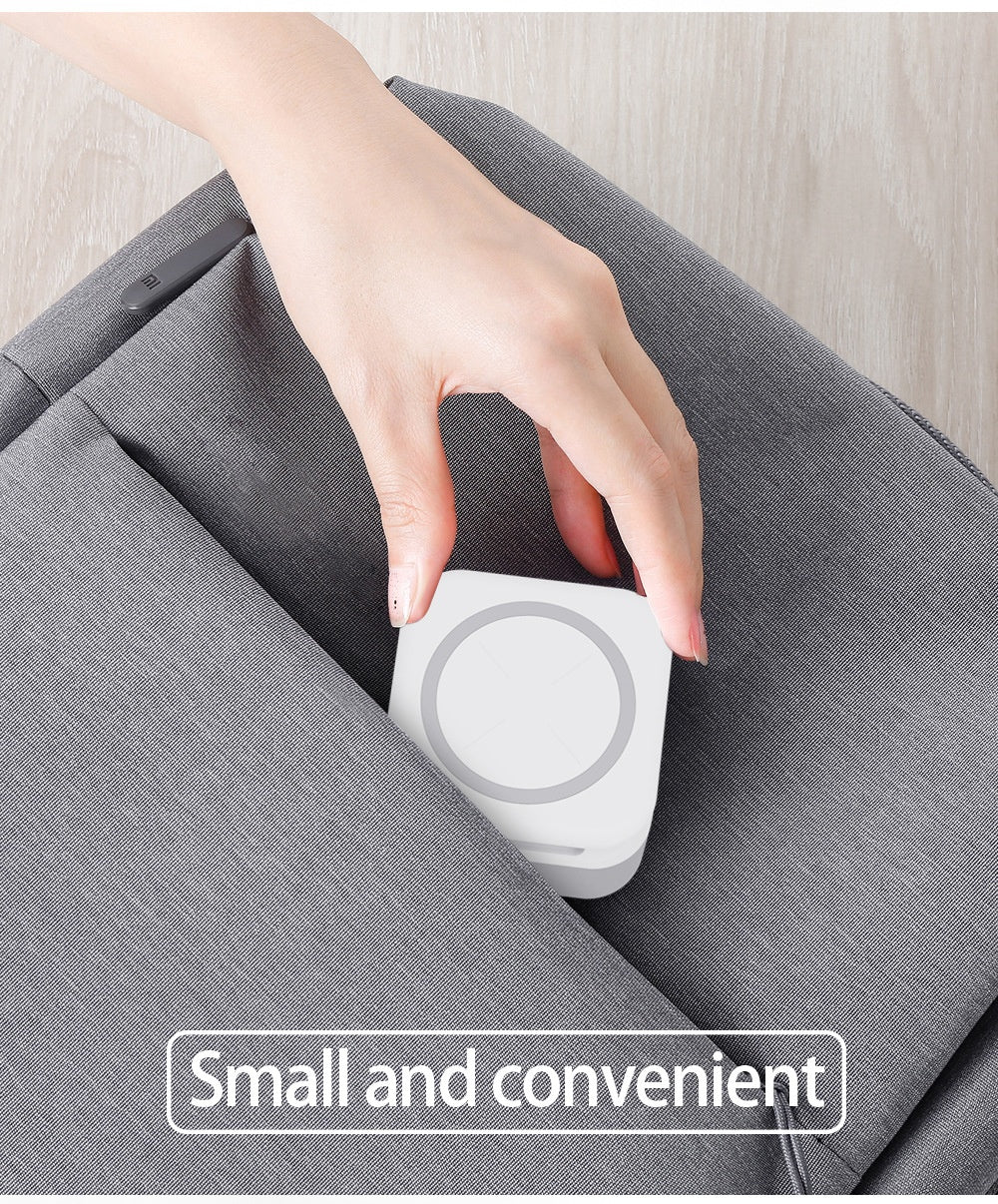 3-in-1 Wireless Charger Hidden Removable Panel Storage Front View