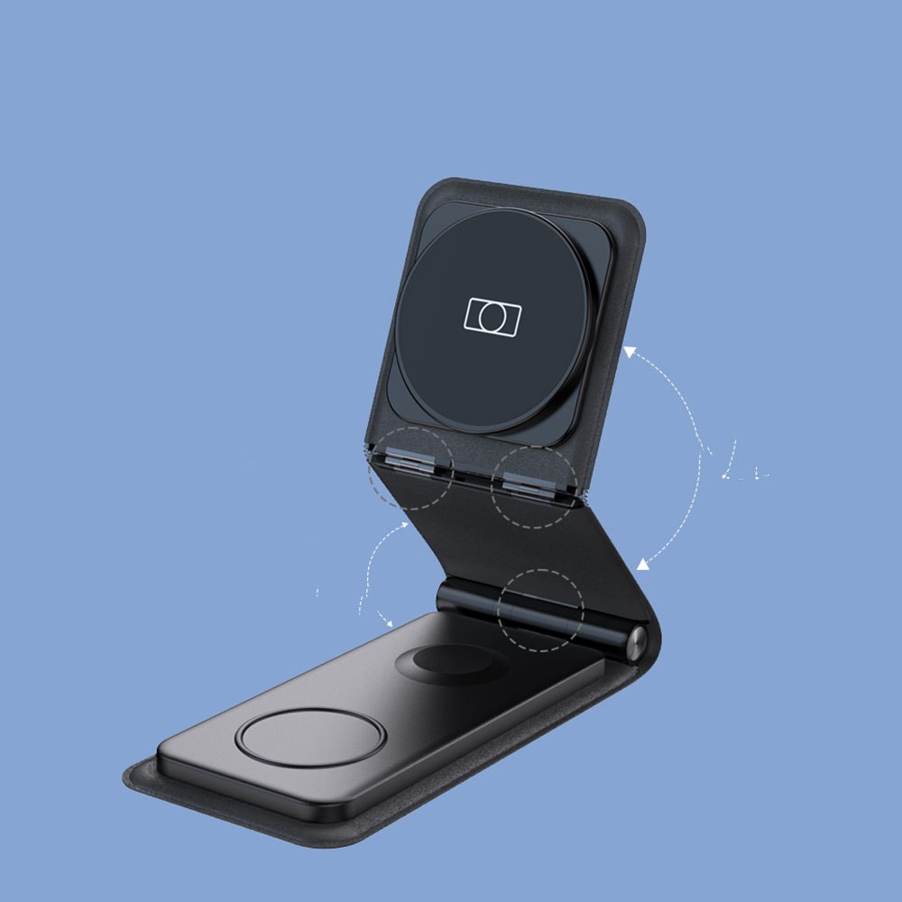 3-in-1 Folding Wireless Charger - Fast &amp; Portable