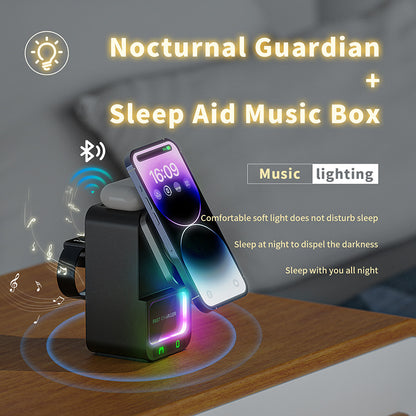 Bluetooth Speaker 5-in-1 Wireless Charger front view