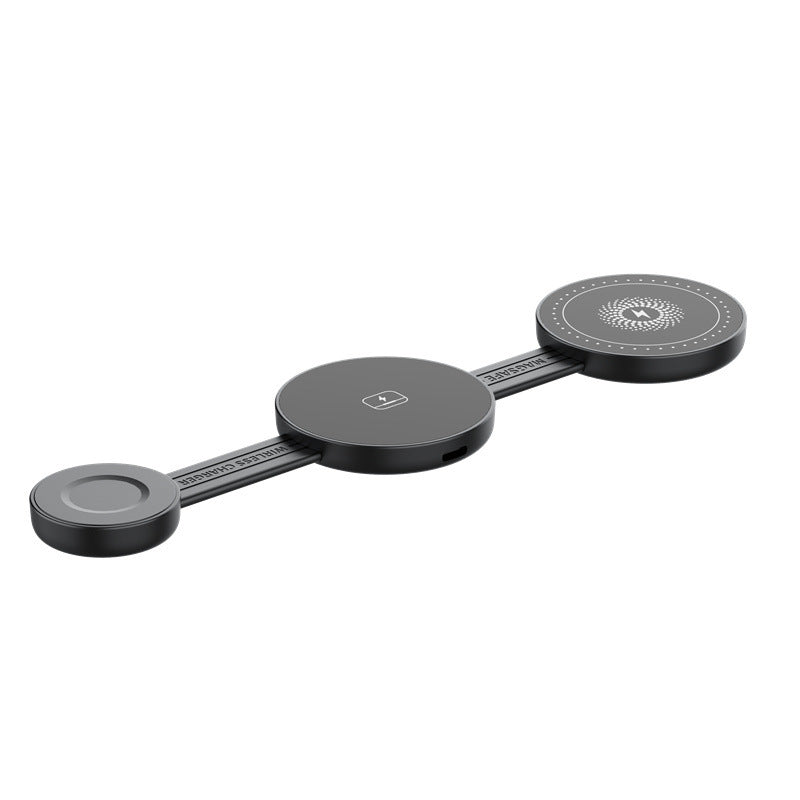Multi-function 3-in-1 Wireless Fast Charger charging setup