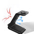 3-in-1 Upright Wireless Charger with Dual Coil - Phone Stand